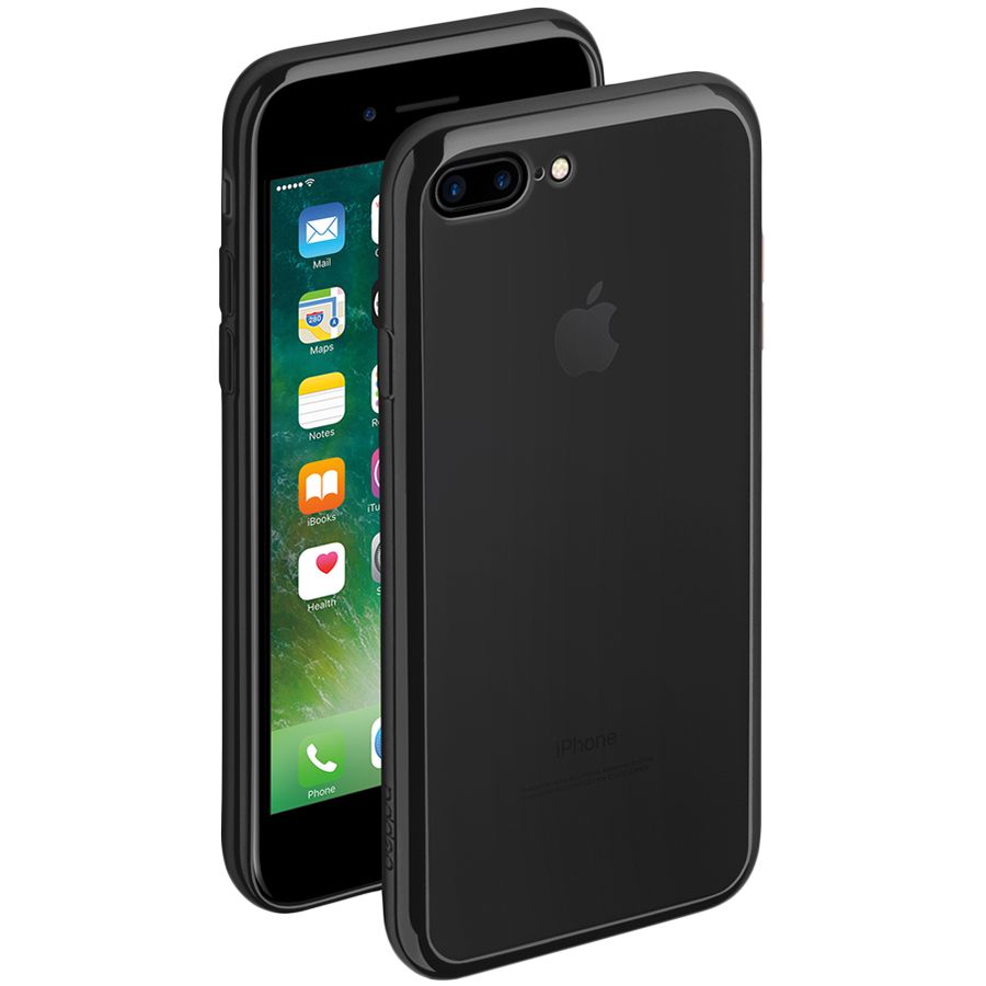 

85258, Case Gel Plus Case for Apple iPhone 7 Plus is, black, Deppa