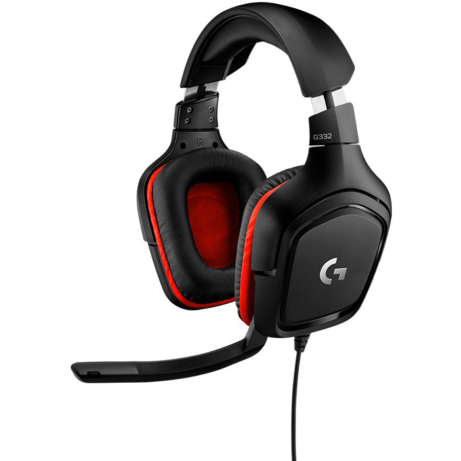 

Headset LOGITECH G332 Black/Red