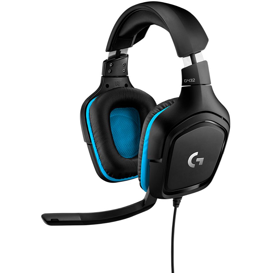 

Headset LOGITECH G432 Black/Blue