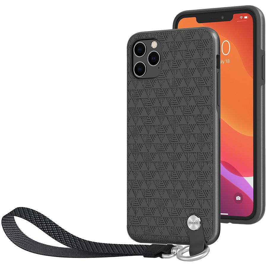 

Чохол-накладка Moshi Altra Slim Case with Wrist Strap Shadow Black for iPhone 11 Pro Max (99MO117006)