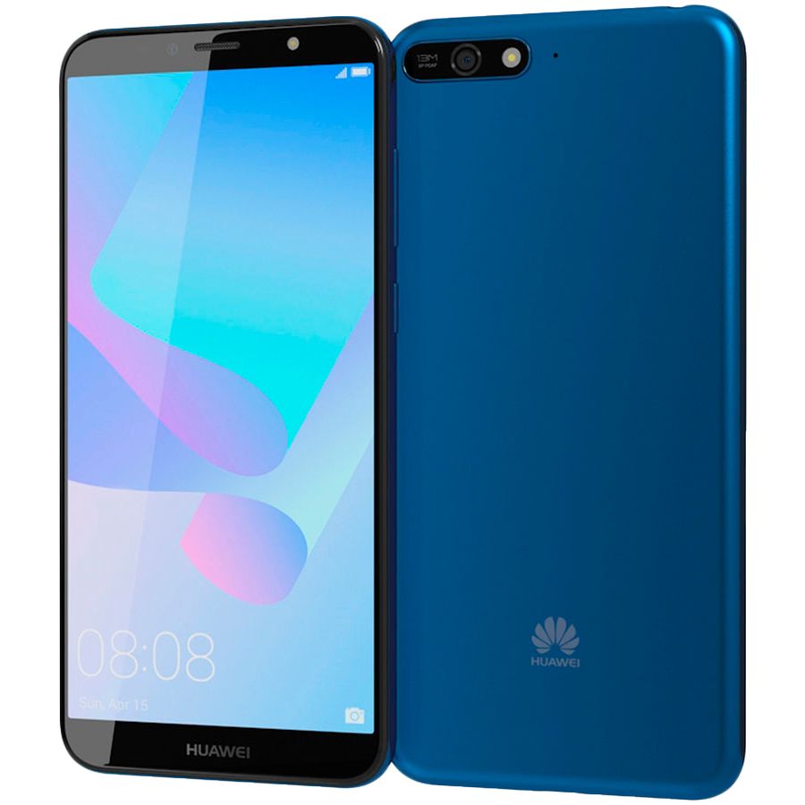 Huawei Y6 2018 16 GB Blue б/у - Фото 0