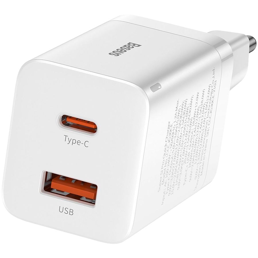 

AC Adapter BASEUS 2*USB/USB-C, 30 W