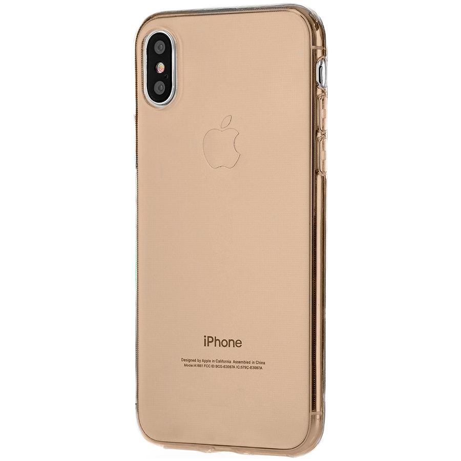 

Чехол защитный для iPhone X/Xs,текстурированный полупрозрачный силикон / CS26ST01-I10