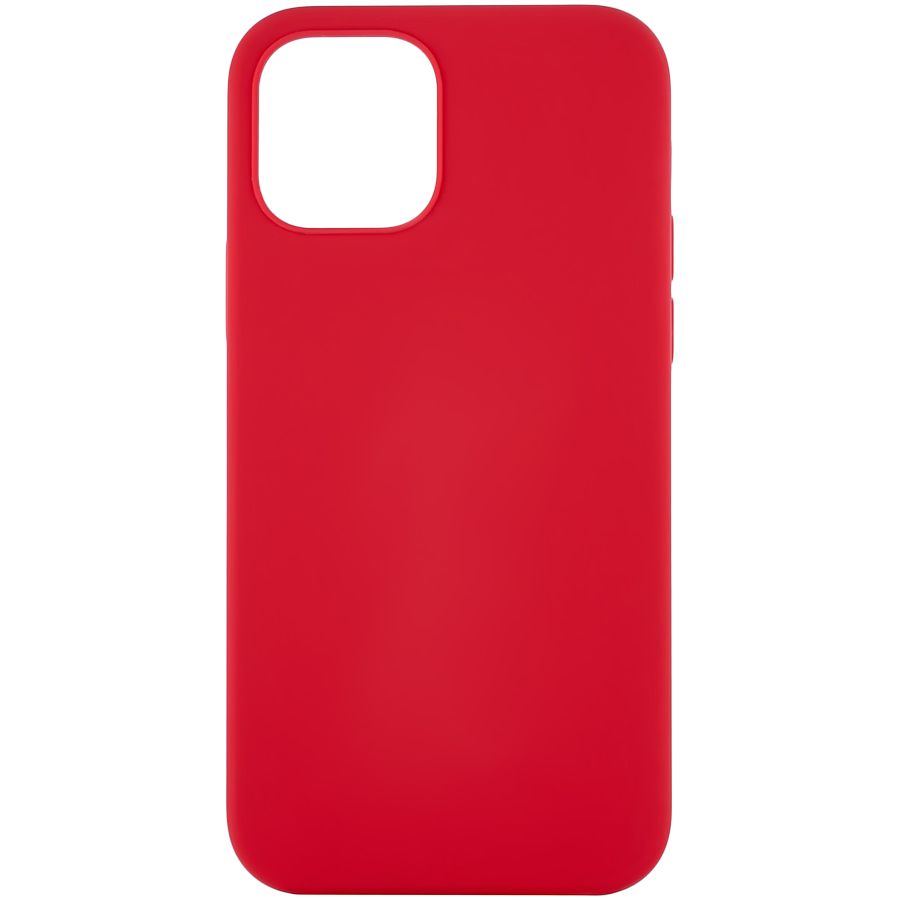 

CS61RR54TH-I20 Touch Case, Protective Silicone Case for iPhone 12 mini Soft-Touch, Red