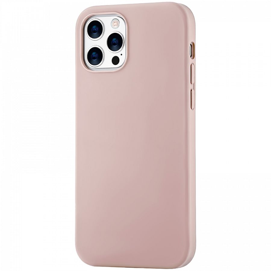 

CS62LR61TH-I20 Touch Case, Protective Silicone Cover for iPhone 12/12 Pro Soft Touch, Light Pink
