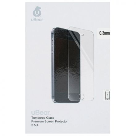 GL04CL03-I5 Стекло защитное 0.3mm для iPhone 5/5s , Premium Glass Screen Protector,прозрачное