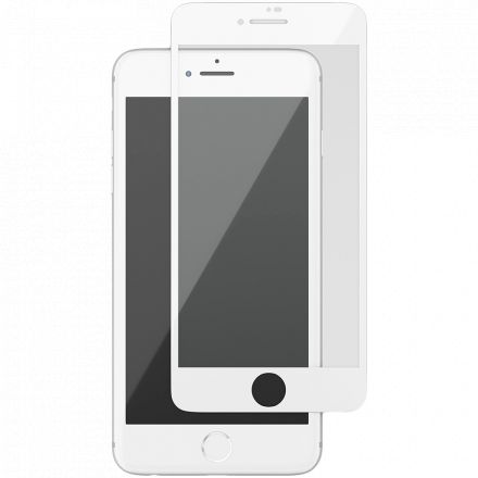 Стекло защитное Nano Full Cover для iPhone 7 Plus,Premium Glass Screen Protector, белое / GL09WH03-I7P