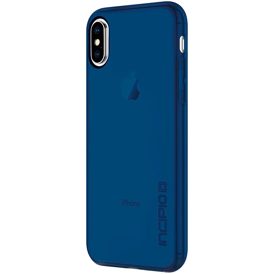 

Чехол Incipio Octane для iPhone X. Материал пластик. Цвет прозрачный синий. / IPH-1632-NVY /