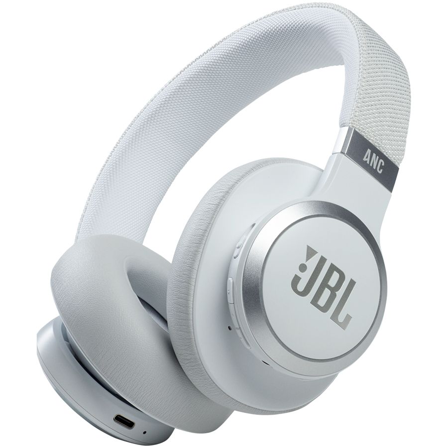 

JBL Live 660NC - Wireless Over-Ear Headset with Active Noice Cancelling - White