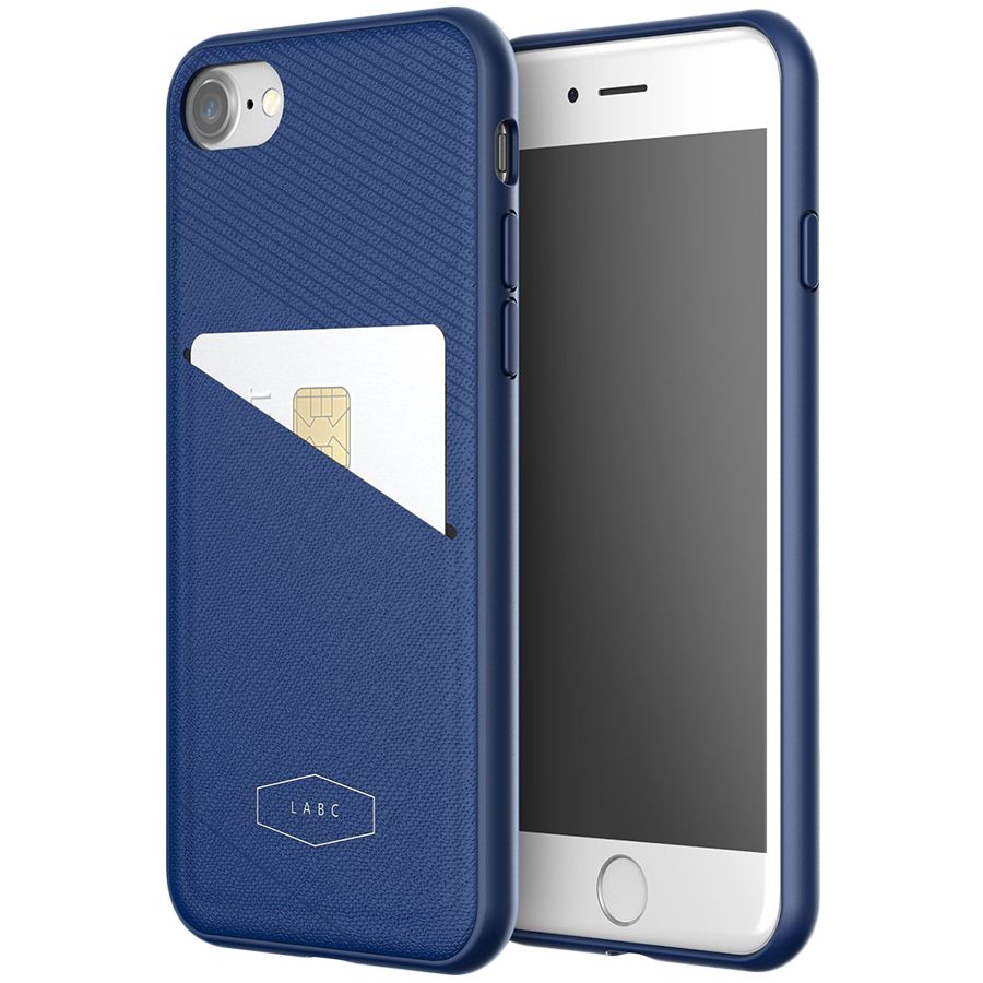 

Чехол LAB.C Pocket Case для iPhone 7. Материал пластик/полиуретан. Цвет синий.