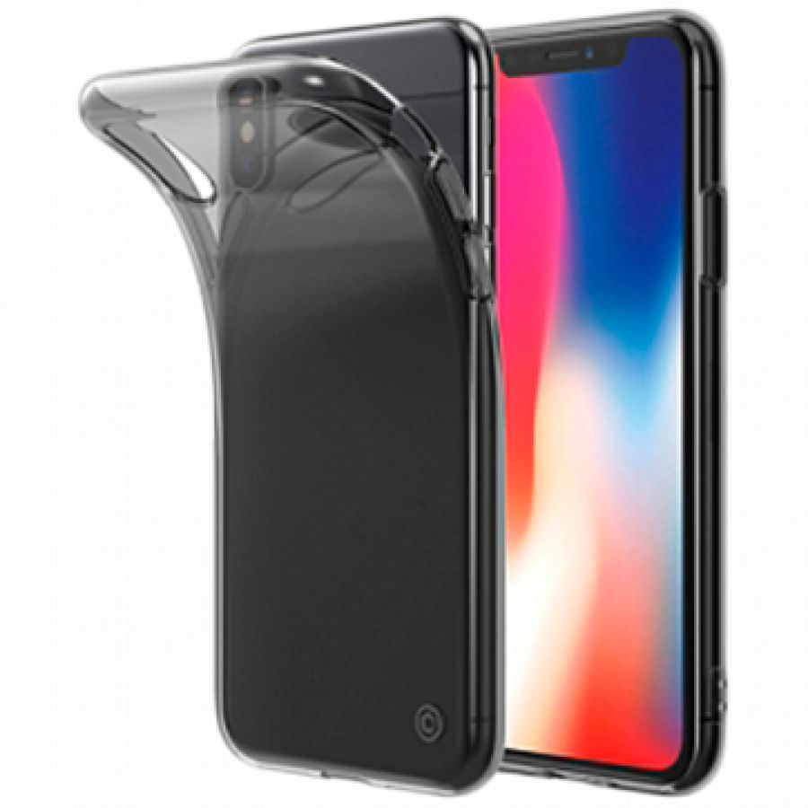 

Чехол LAB.C Slim Soft для iPhone XS/X. Материал пластик. Цвет прозрачный черный. / LABC-197-BK
