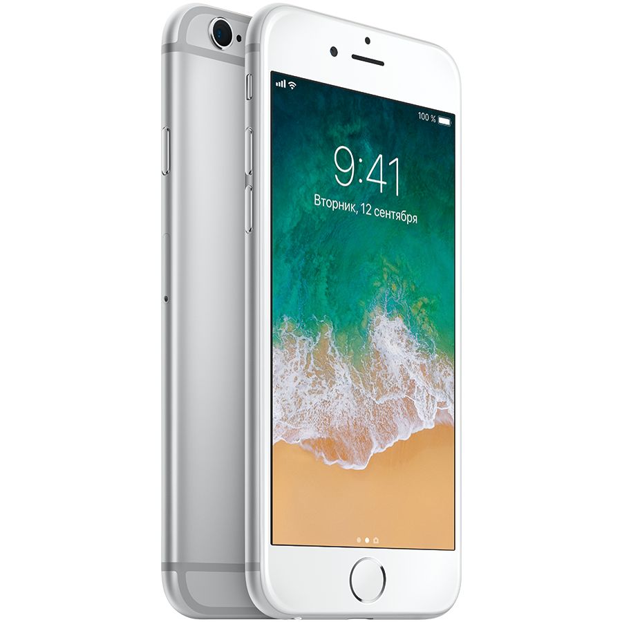 Apple iPhone 6 16 GB Silver MG482 б/у - Фото 0