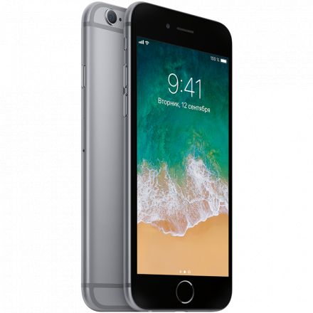 Apple iPhone 6 32 ГБ Серый космос MG4W2 б/у - Фото 0
