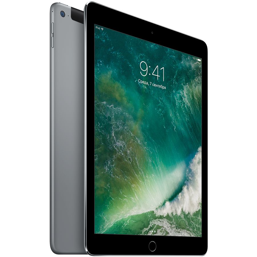 iPad Air 2, 64 ГБ, Wi-Fi+4G, Серый космос MGHX2 б/у - Фото 0