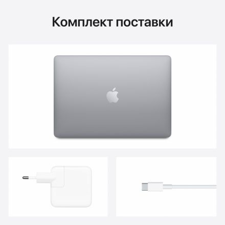 MacBook Air 13" , 8 GB, 256 GB, Apple M1, Space Gray MGN63 б/у - Фото 6
