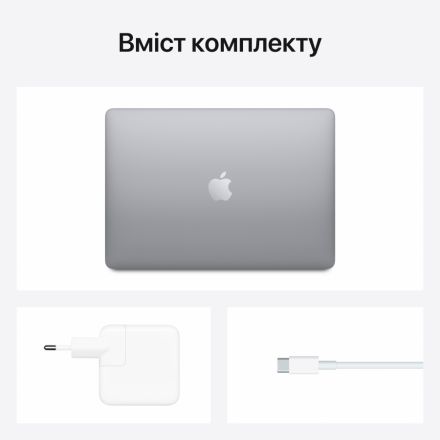 MacBook Air 13" , 8 GB, 256 GB, Apple M1, Space Gray MGN63 б/у - Фото 7