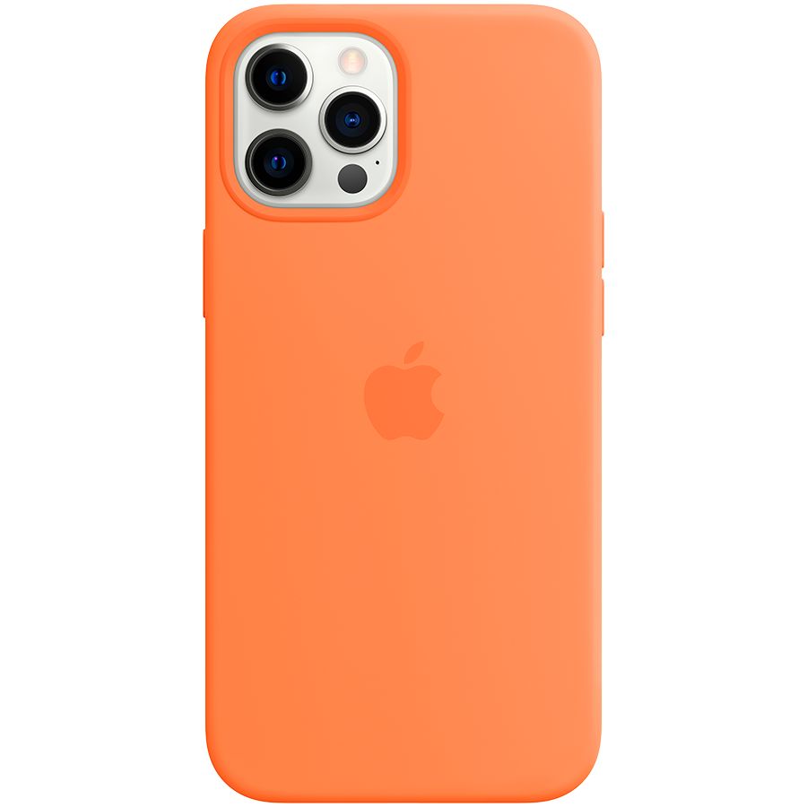 

iPhone 12 Pro Max Silicone Case with MagSafe - Kumquat