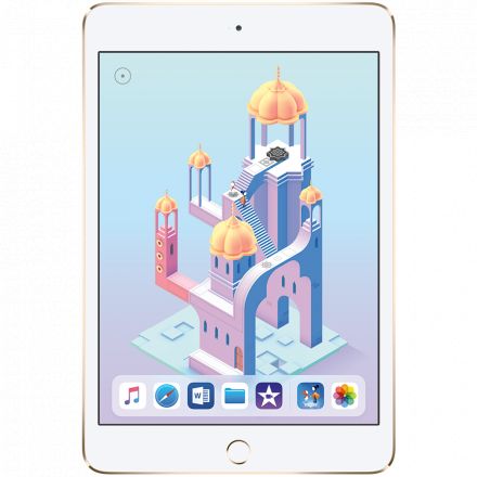 iPad mini 4, 128 GB, Wi-Fi, Gold MK9Q2 б/у - Фото 0