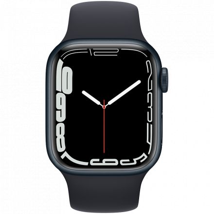 Apple Watch Series 7 GPS, 41mm, Midnight, Midnight Sport Band MKMX3 б/у - Фото 1