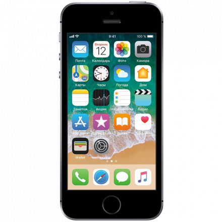 Apple iPhone SE 16 GB Space Gray MLLN2 б/у - Фото 1