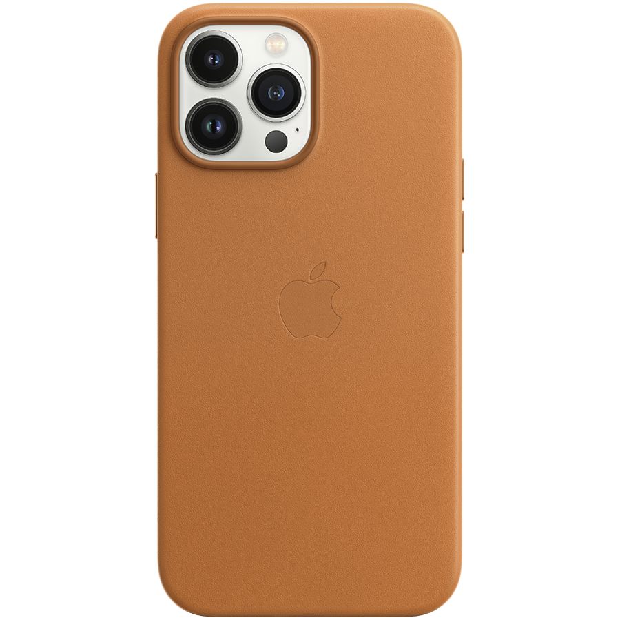 Чехол Apple Leather Case с MagSafe для iPhone 13 Pro Max MM1L3 б/у - Фото 0