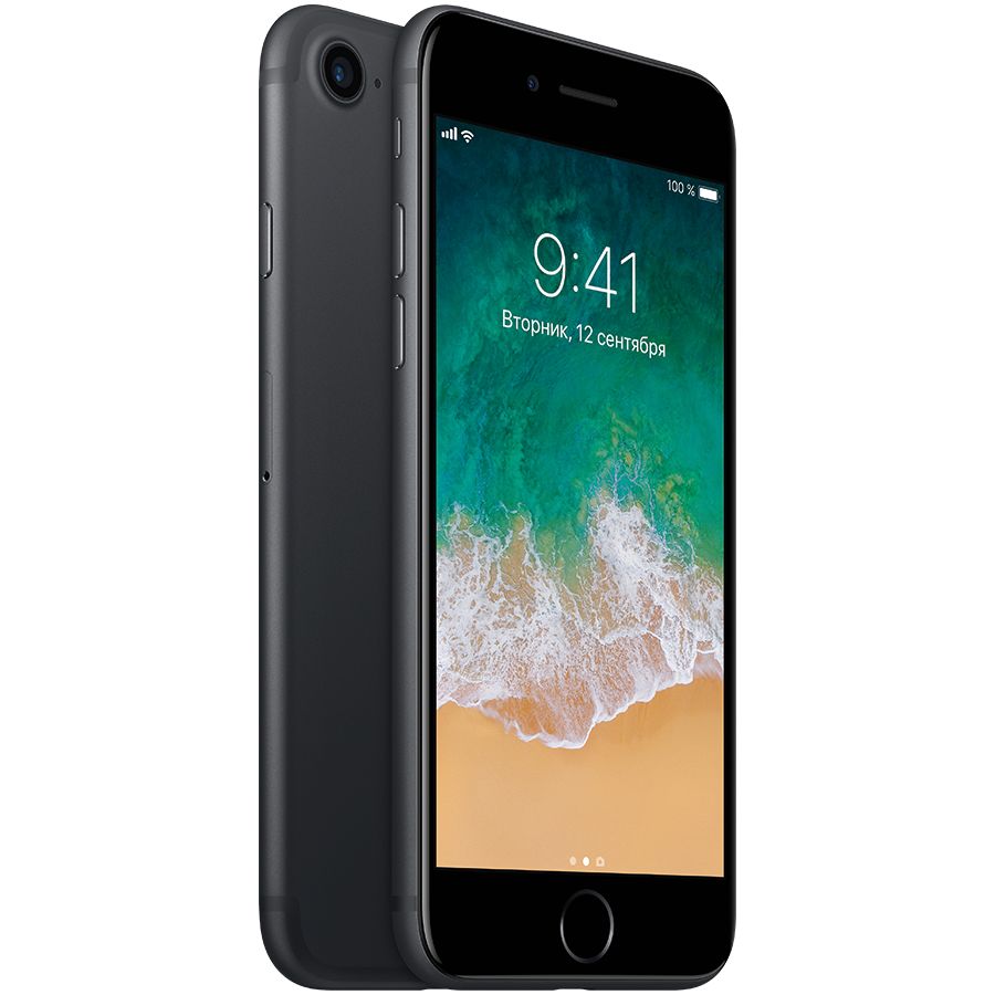 Apple iPhone 7 32 ГБ Чёрный MN8G2 б/у - Фото 0