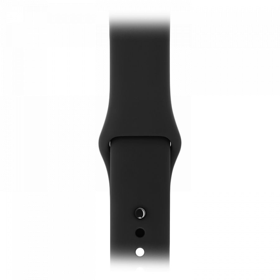 Apple Watch Series 3 GPS, 42mm, Space Gray, Black Sport Band MQL12 б/у - Фото 2