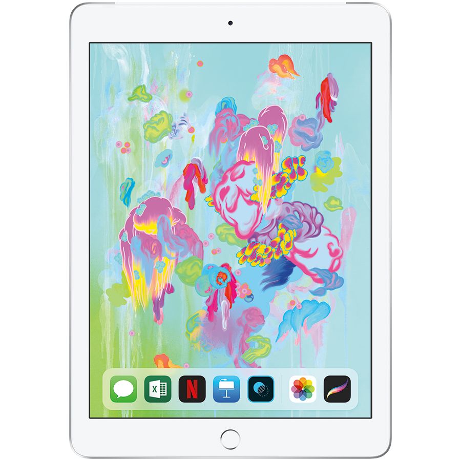 iPad 2018, 32 GB, Wi-Fi+4G, Silver MR6P2 б/у - Фото 0
