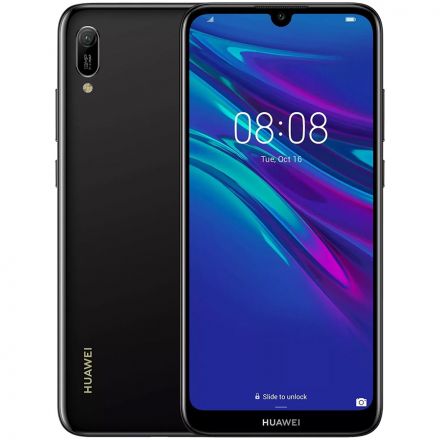 Huawei Y6 2019 32 GB Midnight Black б/у - Фото 0