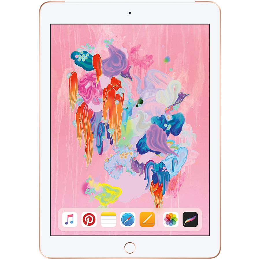 iPad 9,7", 32 ГБ, Wi-Fi+4G, Золотой MRM02 б/у - Фото 0