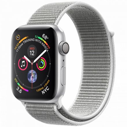 Apple Watch Series 4 GPS, 44mm, Silver, Seashell Sport Loop