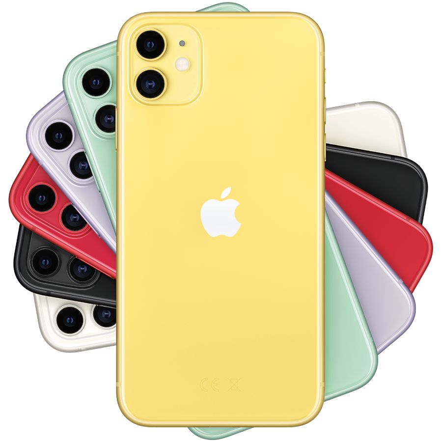 Apple iPhone 11 64 ГБ Желтый MWLW2 б/у - Фото 0