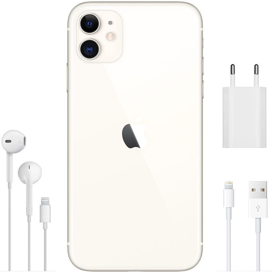 Apple iPhone 11 128 GB White MWM22 б/у - Фото 5