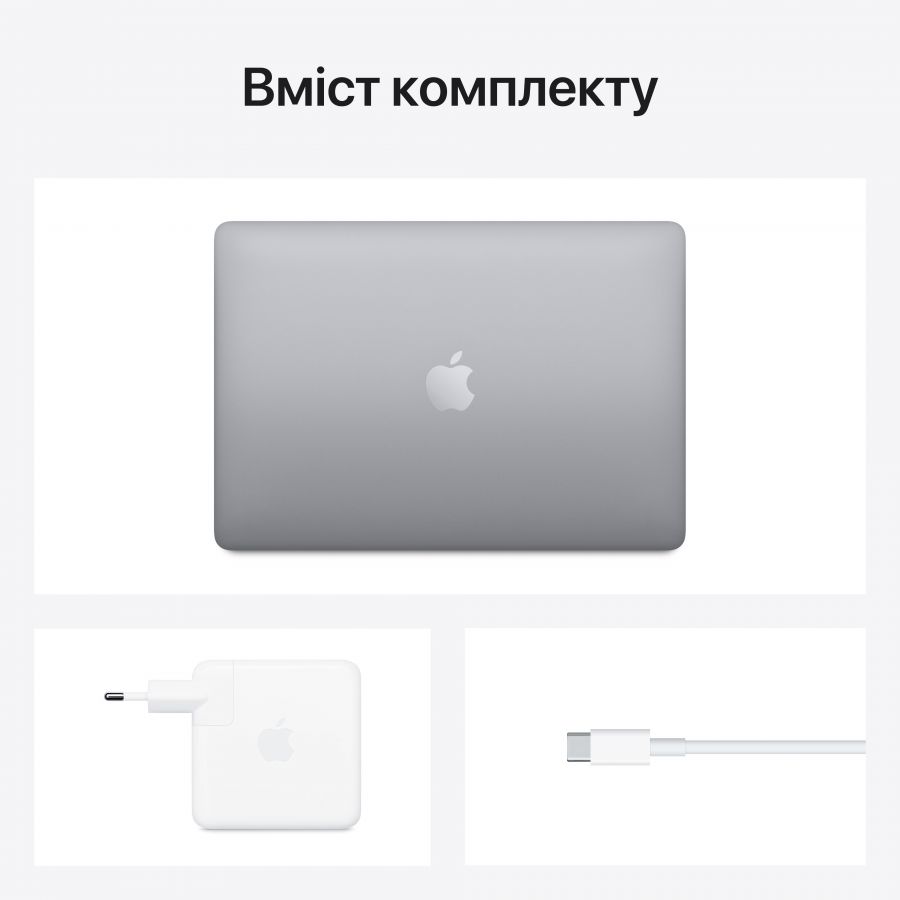 MacBook Pro 13" with Touch Bar Apple M1 (8C CPU/8C GPU), 8 GB, 256 GB, Space Gray MYD82 б/у - Фото 7