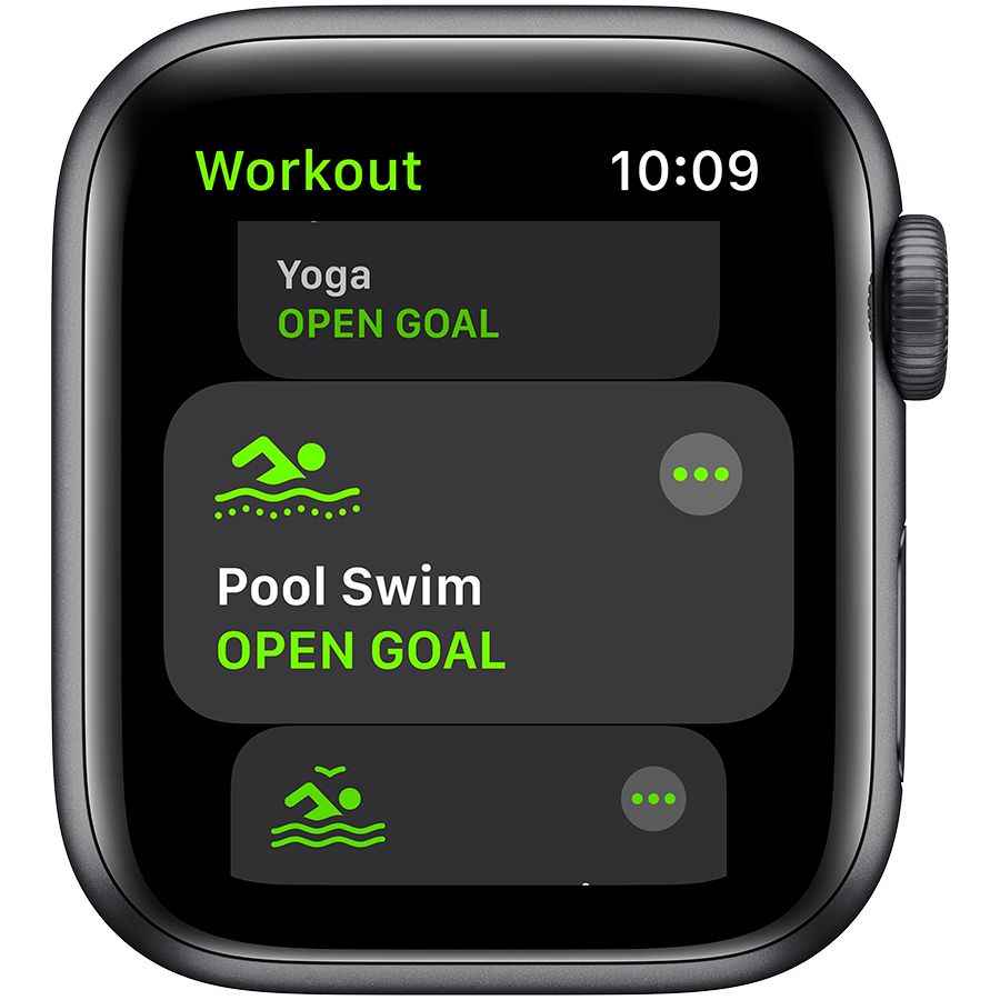 Apple Watch SE GPS, 40мм, Серый космос, Cпортивный ремешок чёрного цвета MYDP2 б/у - Фото 2
