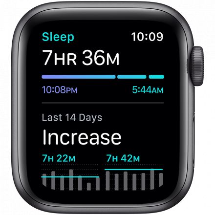 Apple Watch SE GPS, 40mm, Space Gray, Black Sport Band MYDP2 б/у - Фото 4