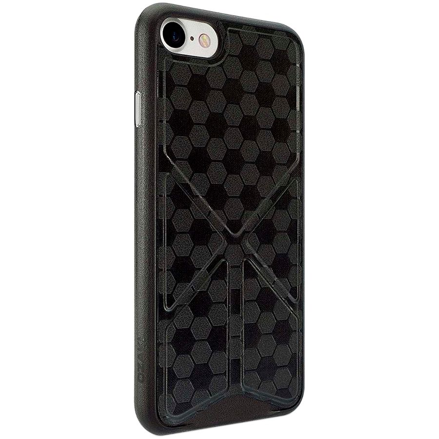 

Case O!coat 0.3+Totem Versatile case with stand for iPhone 7/8 Black