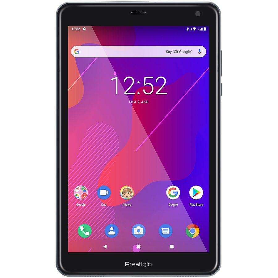 

PRESTIGIO Q Pro (8.0'',800x1280,16GB,Android 10.0 (Go edition),USB 2.0,Wi-Fi,BT, Space Gray, Серый космос