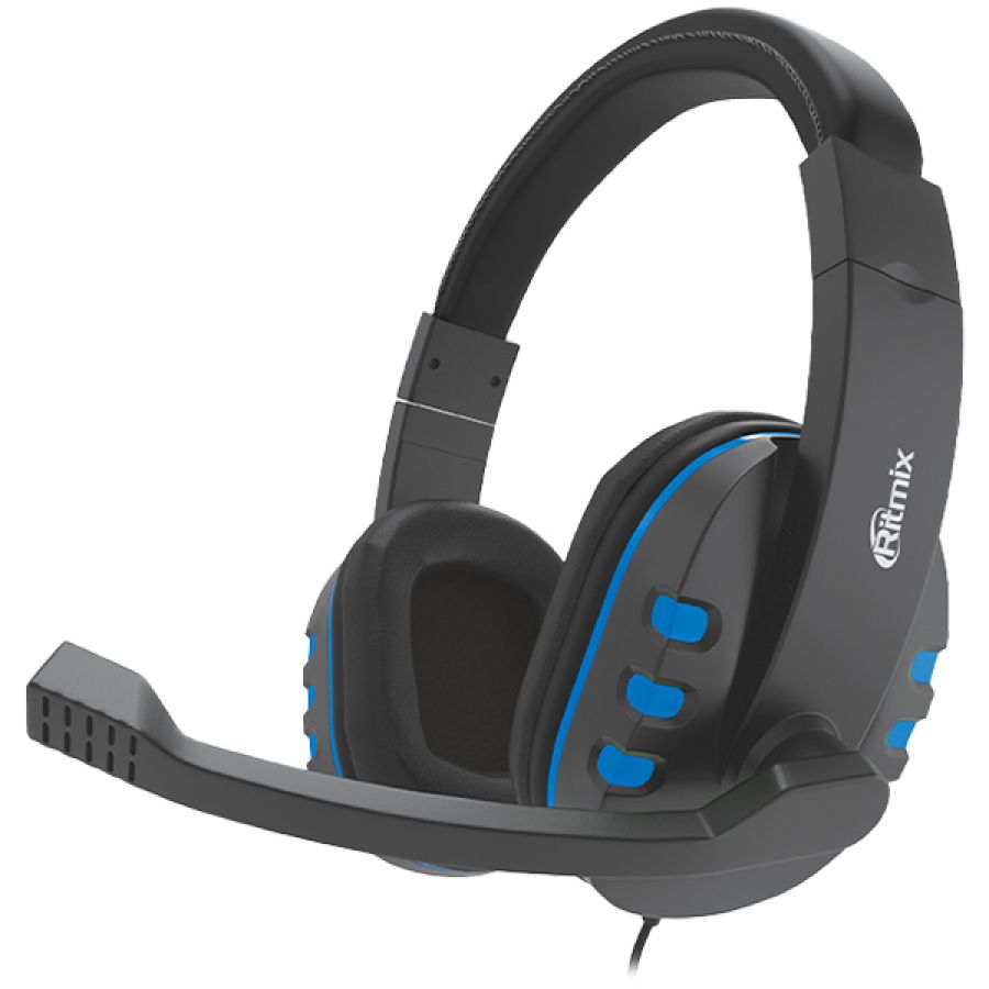 

Headset RITMIX RH-555M Black/Blue