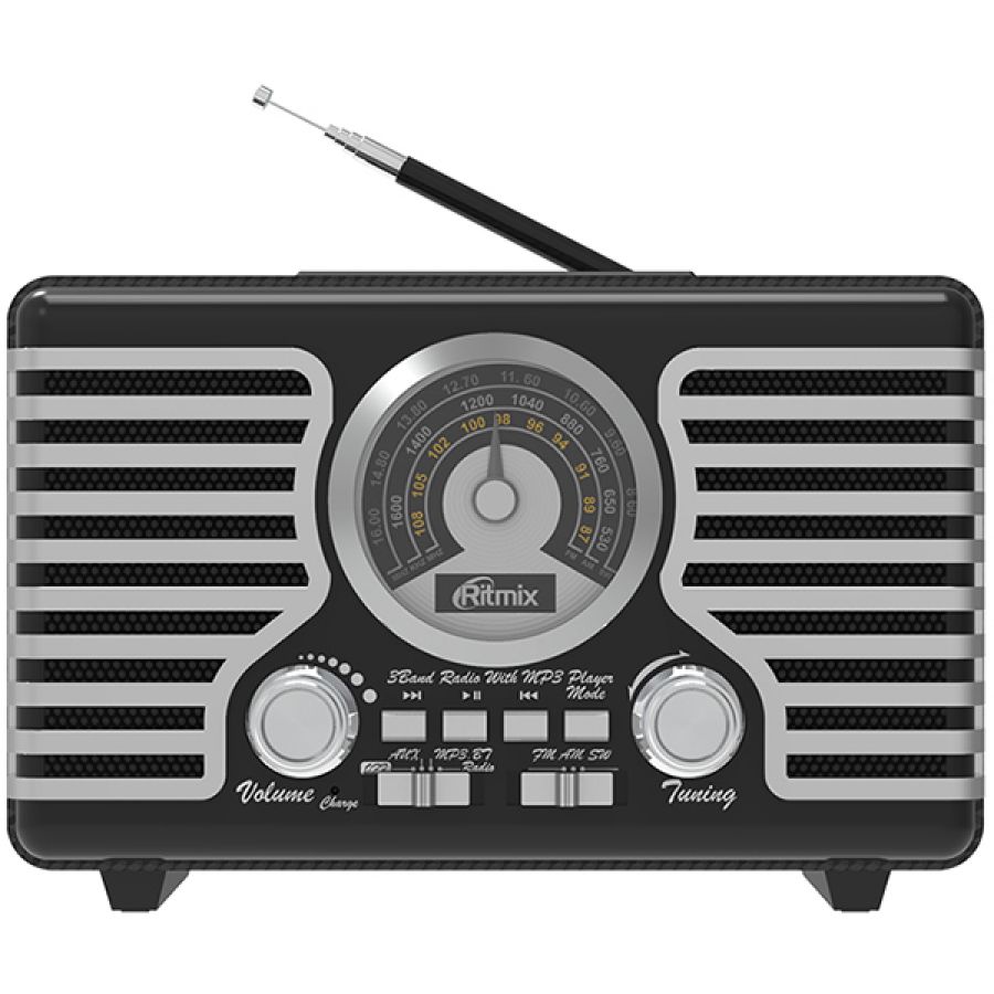 

Portable Speaker RITMIX Silver, Серебристый