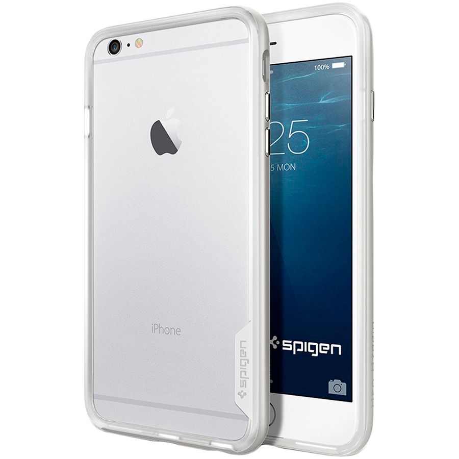 

Чехол SGP Чехол для iPhone 6 Plus Neo Hybrid EX Case, Satin Silver | SGP11059 / Россия