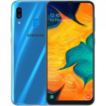 Samsung Galaxy A30 64 GB Blue SM-A305FZBOSEK б/у - Фото 0