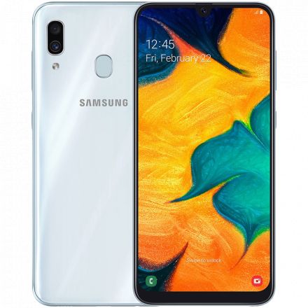 Samsung Galaxy A30 32 GB White SM-A305FZWUSEK б/у - Фото 0