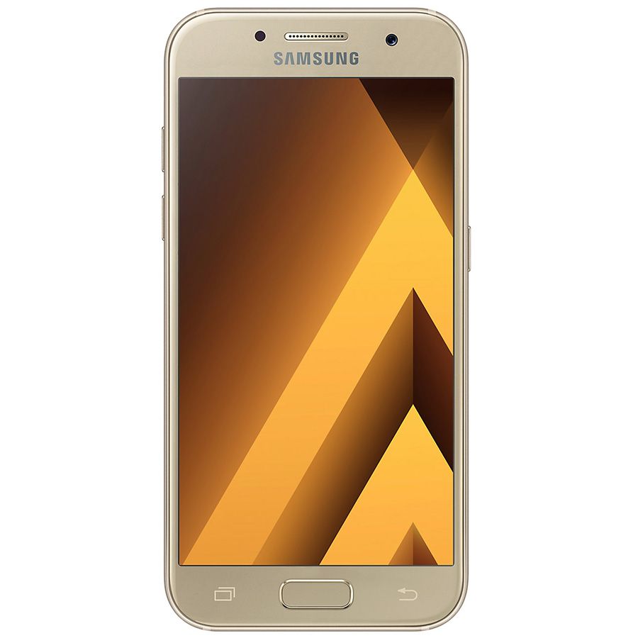 Samsung Galaxy A3 2017 16 GB Gold SM-A320FZDDSEK б/у - Фото 0