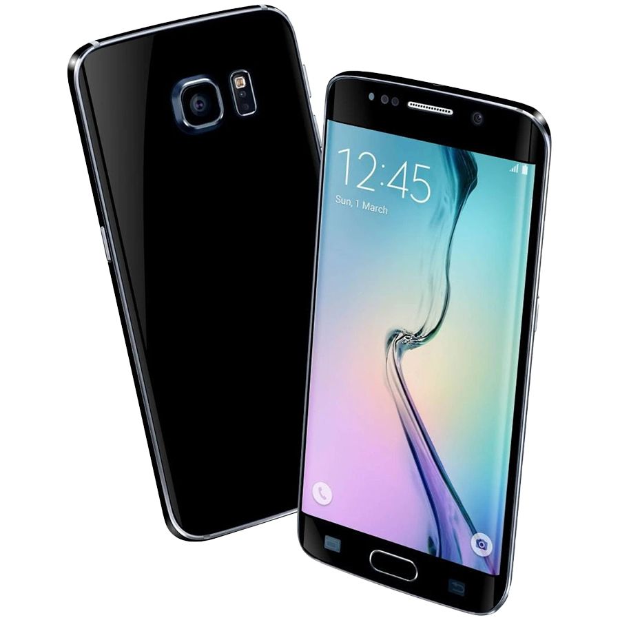Samsung Galaxy S6 edge + 64 GB Black Sapphire SM-G928FZKESEK б/у - Фото 0