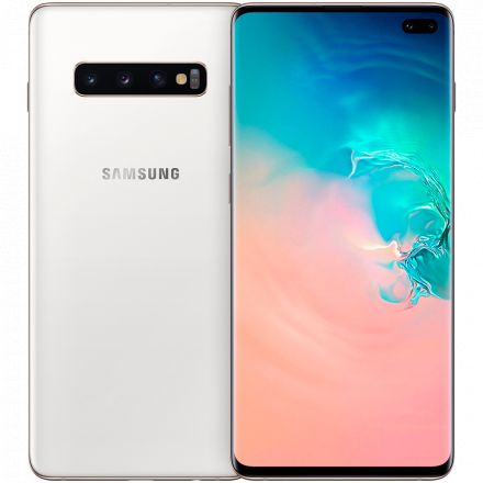 Samsung Galaxy S10+ 128 ГБ Керамический белый SM-G975FCWDSEK б/у - Фото 0