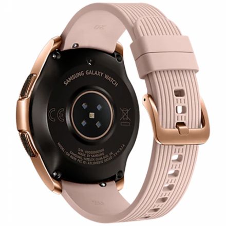 Samsung Galaxy Watch 42mm BT (1.20", 360x360, 4 GB, BT 4.2) Rose Gold SM-R810ZDDSEK б/у - Фото 1