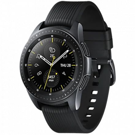 Samsung Galaxy Watch 42mm BT (1.20", 360x360, 4 GB, Tizen, BT 4.2) Midnight Black SM-R810ZKDSEK б/у - Фото 2