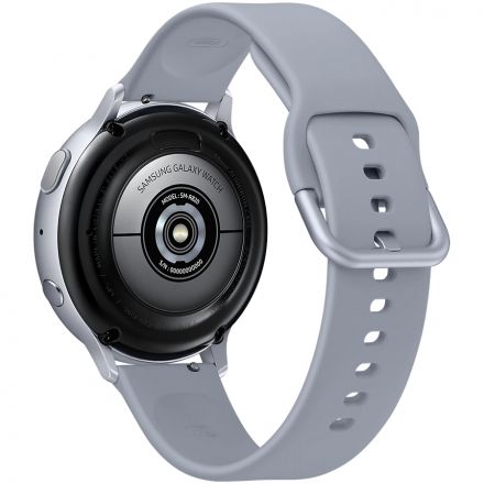 Samsung Galaxy Watch Active 2 (1.20", 360x360, 4 GB, Tizen, BT 5.0) Crown Silver SM-R820ZSASEK б/у - Фото 1