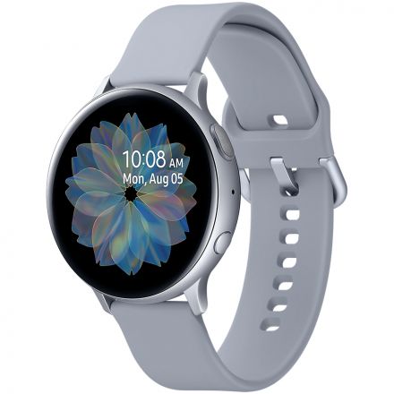 Samsung Galaxy Watch Active 2 (1.20", 360x360, 4 GB, Tizen, BT 5.0) Crown Silver SM-R820ZSASEK б/у - Фото 2